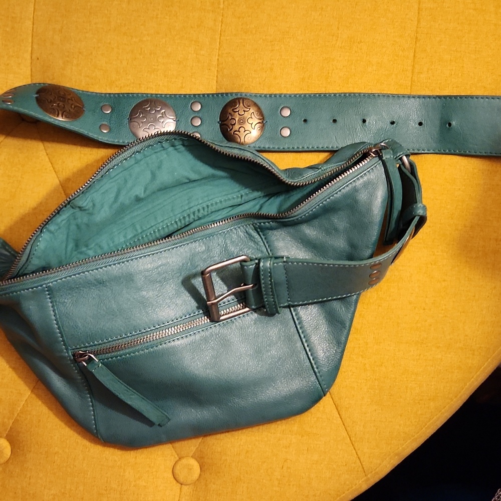 Green Free People Belt Bag